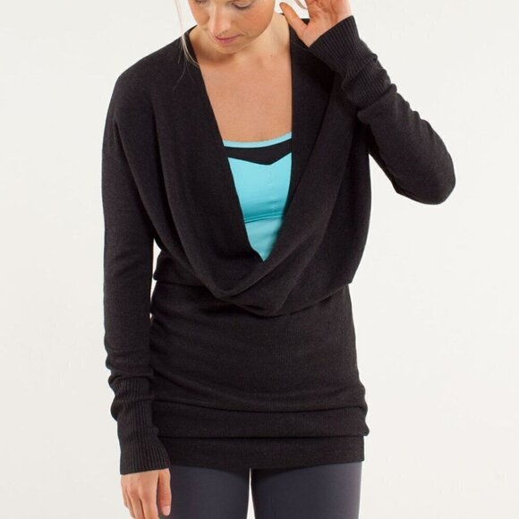 Lululemon Serenity Sweater Wrap Dress Size M - Picture 3 of 8